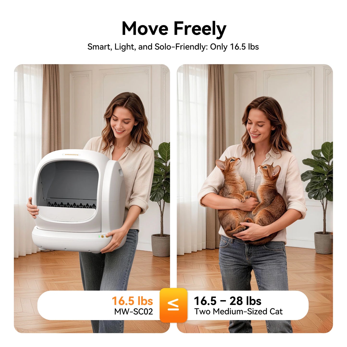 Self-Cleaning Cat Litter Box - MW-SC02
