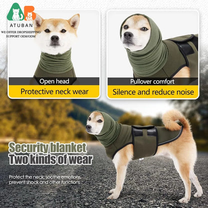 Dog Anxiety Vest Coat,Vet Visits and Separation-Keep Pet Calm,Dog Jacket for Thunder,Anti Anxiety Vest for Dogs and Cat