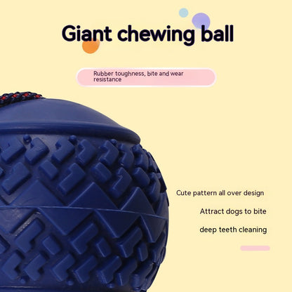Interactive Dog Toy Ball Interactive Teether with Rope Dog Ball Pet Supplies Chewing Ball Training for Living Room Lake Beach Pets Products