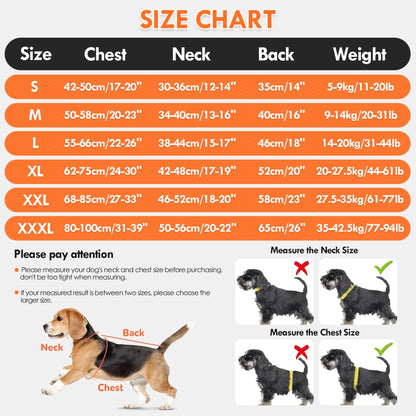 Dog Cooling Vest Dog Harness Cooler Jacket with Portable Water Bottle, for Walking Dog, Outdoor Camping and Hunting Training