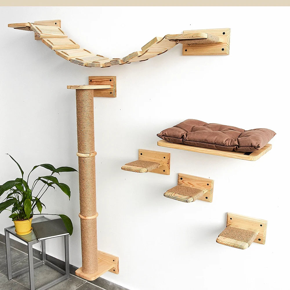 SkyLounge™ Wall-Mounted Cat Playground