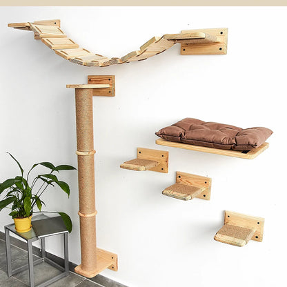 SkyLounge™ Wall-Mounted Cat Playground