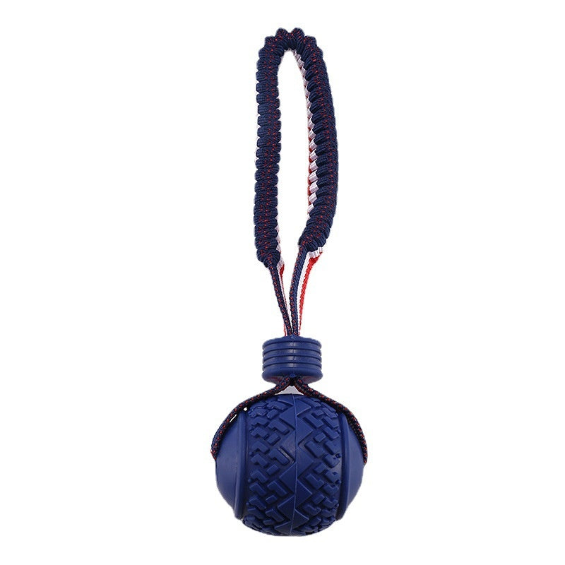 Interactive Dog Toy Ball Interactive Teether with Rope Dog Ball Pet Supplies Chewing Ball Training for Living Room Lake Beach Pets Products