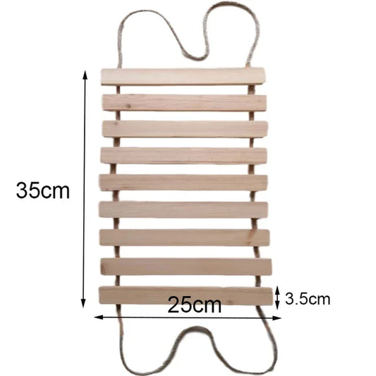 Toys Wall-Mounted Activity Cat Wood Sisal Scratcher Climber Furniture Cat Bridge Rope Steps Kitten Ladder Kitten Post Wall