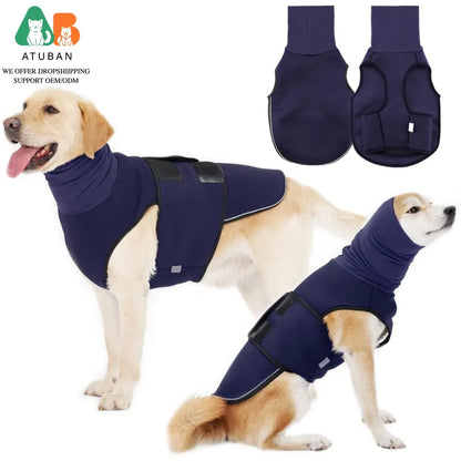 Dog Anxiety Vest Coat,Vet Visits and Separation-Keep Pet Calm,Dog Jacket for Thunder,Anti Anxiety Vest for Dogs and Cat