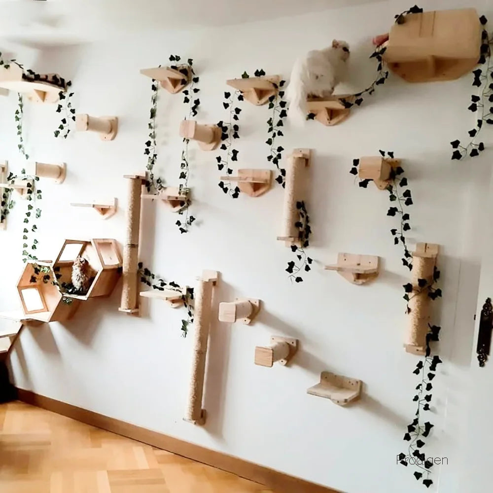 SkyLounge™ Wall-Mounted Cat Playground