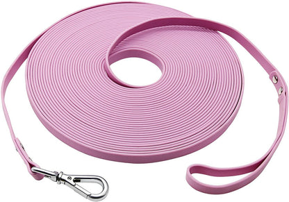 Waterproof Dog Training Leash 100FT 50FT 30FT 16FT 13FT 10FT Yellow, Red, Pink