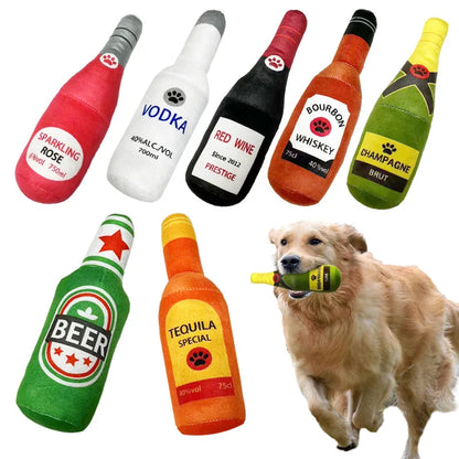 Fido's Brew Buddy - A Squeaky Chew Toy That Makes Tails Wag and Teeth Sparkle!