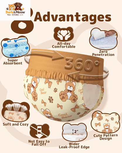 Dono Disposable Dog Diapers Female-60Pcs/20Pcs