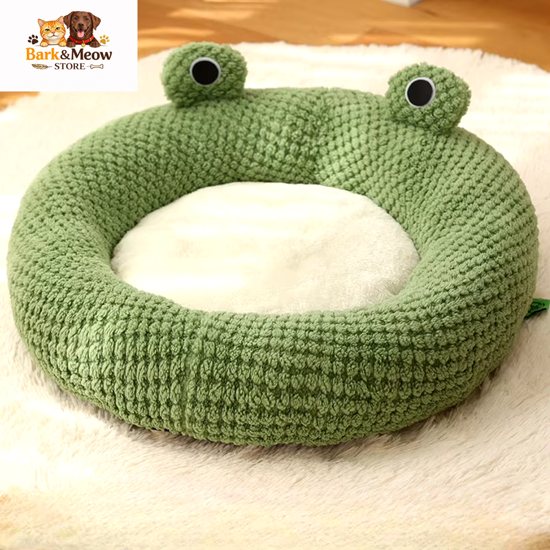Warm Pet Bed Frog Shape 