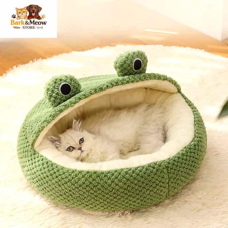 Warm Pet Bed Frog Shape 