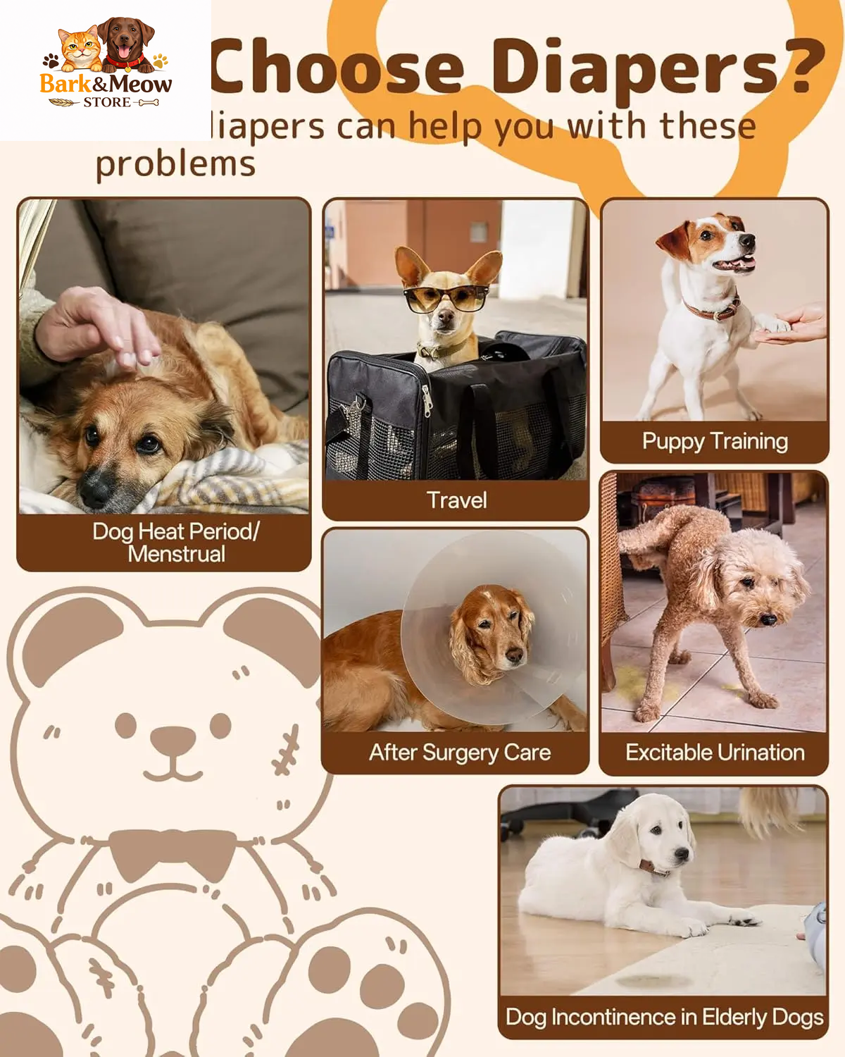 Dono Disposable Dog Diapers Female-60Pcs/20Pcs