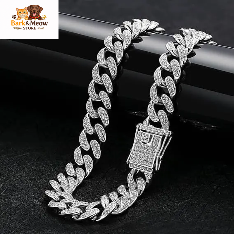 Pet Dog Chain Cuban Collar 
