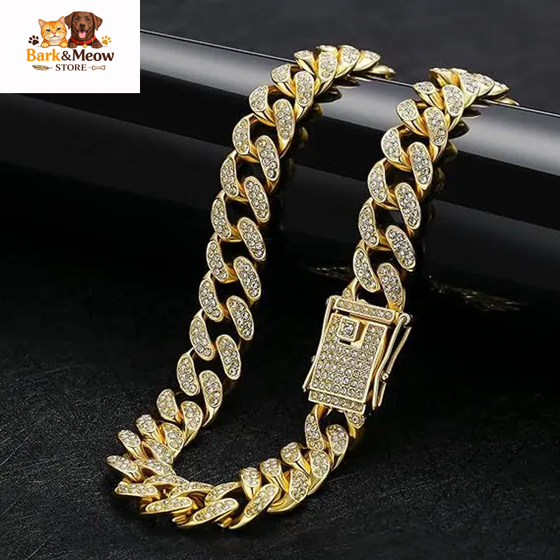 Pet Dog Chain Cuban Collar 