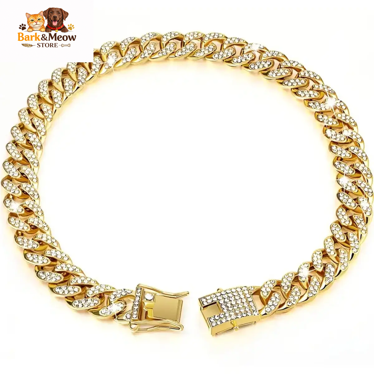 Pet Dog Chain Cuban Collar 